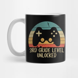 3rd grade level unlocked - school 3 grade design with game controller Mug